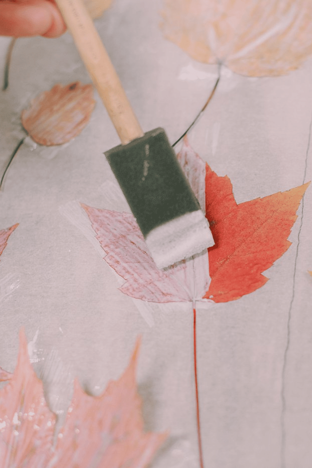 A Look at Matte vs Gloss Mod Podge Fall Leaves