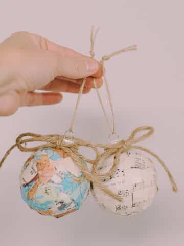 Make a unique Mod Podge Book Page Christmas Ball Ornament with our step-by-step guide. Add a literary twist to your holiday decor!