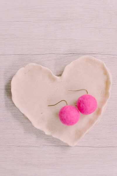 Learn how to make a heart shaped salt dough jewelry dish that's perfect for Valentine's Day, or just a great place to put all of your special jewelry!
