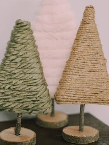 Create festive DIY Yarn-Wrapped Cardboard Trees with our step-by-step guide. Perfect for adding a cozy touch to your holiday decor!