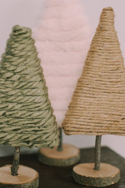 Create festive DIY Yarn-Wrapped Cardboard Trees with our step-by-step guide. Perfect for adding a cozy touch to your holiday decor!