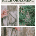 Elevate your holiday decor with a Twine-Wrapped Stick Tree Ornament. Craft it effortlessly with our step-by-step guide.
