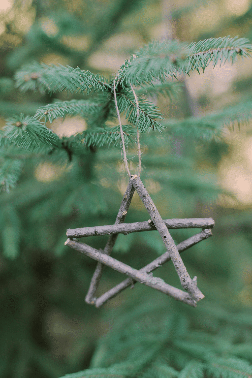 How to Make Stick Christmas Ornaments