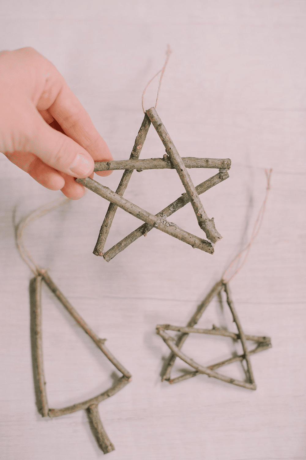 How to Make Stick Christmas Ornaments