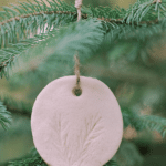 How to Make a Salt Dough Ornament with Pine Needle Embellishment