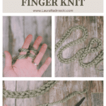 How to Finger Knit using Yarn (The Two Finger Technique)