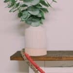 How to make a finger knit garland out of t-shirt yarn.