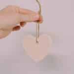 How to make a salt dough heart.