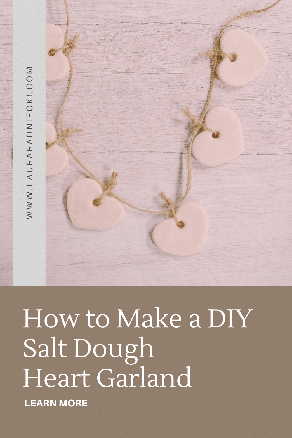 How to Make a Salt Dough Heart Garland