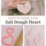 How to make a salt dough heart.