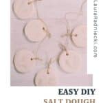 How to make a DIY salt dough garland.