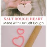 How to make a salt dough heart.