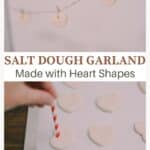 How to make a salt dough heart garland.
