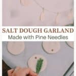 How to make a DIY salt dough garland.