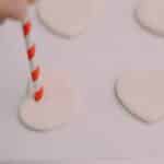 How to make a salt dough heart garland.