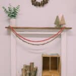 How to make a finger knit garland out of t-shirt yarn.