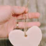 How to make a salt dough heart.