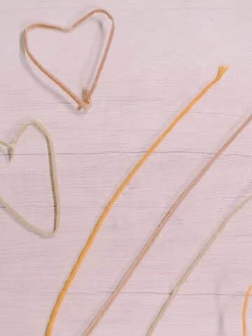 How to make DIY Beeswax Yarn Sticks.