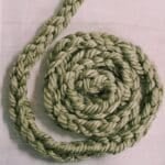 How to finger knit using the two-finger technique with yarn.