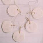 How to make a DIY salt dough garland.