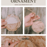 How to Make a Keepsake Memory Ornament with Fabric and Hoop