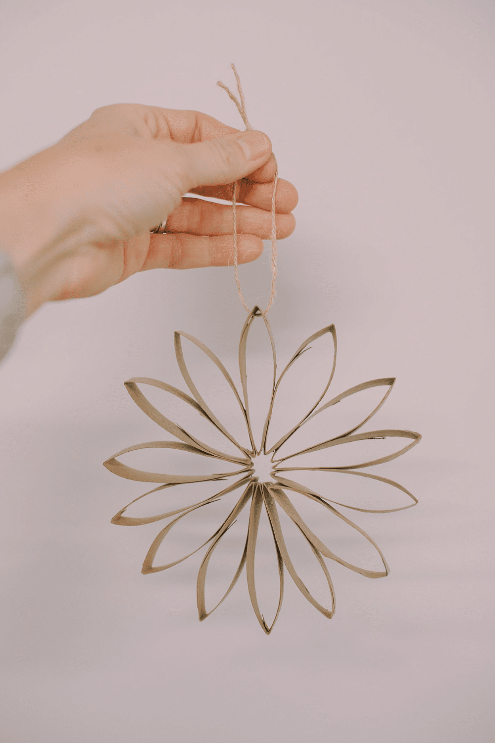 How to Make Toilet Paper Flower Ornaments
