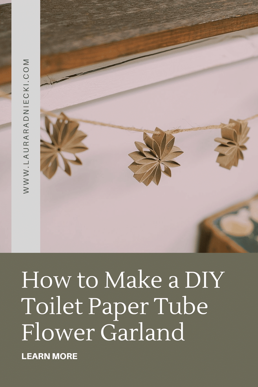 How to Make a Toilet Paper Tube Flower Garland