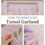 How to make a tissue paper tassel garland.