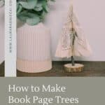 How to make book page trees.