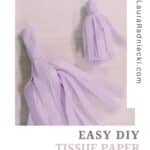 How to make tissue paper tassels.