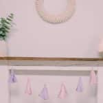 How to make a tissue paper tassel garland.