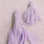 How to make tissue paper tassels.