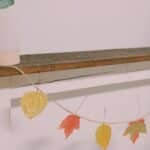 How to make a Mod Podge leaf garland for fall.