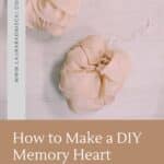 How to make a memory heart ornament.