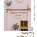 How to make a Mod Podge leaf garland for fall.