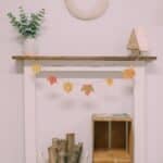 How to make a Mod Podge leaf garland for fall.