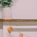 How to make a beeswax dipped leaf garland.
