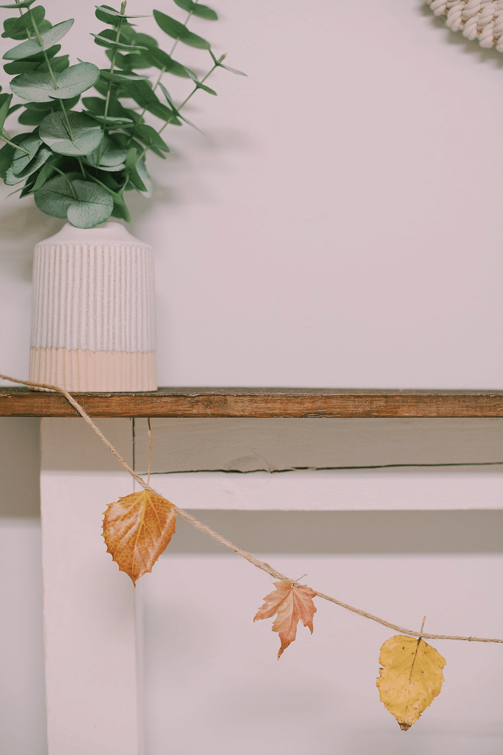 How to Make a Beeswax Leaf Garland
