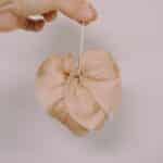 How to make a memory heart ornament.
