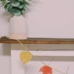 How to make a Mod Podge leaf garland for fall.