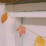 How to make a beeswax dipped leaf garland.