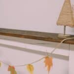 How to make a Mod Podge leaf garland for fall.