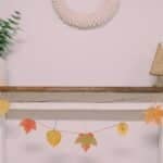How to make a Mod Podge leaf garland for fall.