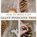 How to make a giant pearl pinecone.