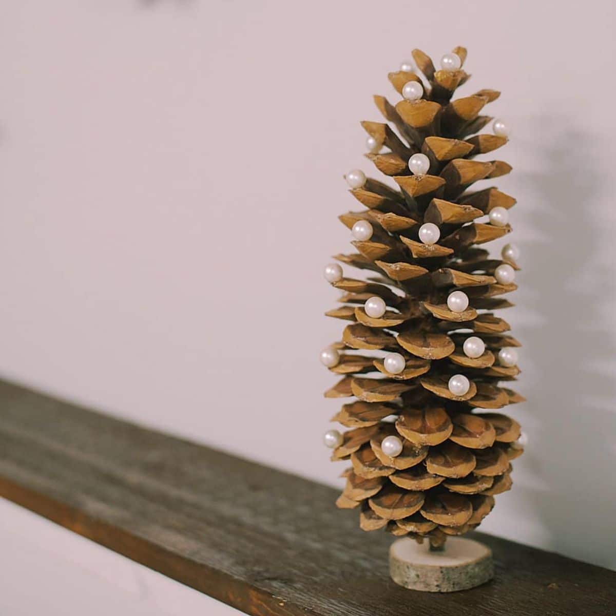 How to make a giant pearl pinecone.